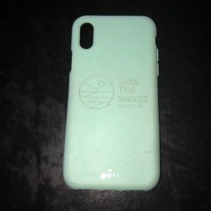 Pela Seafoam Green Case (Save the Waves)
